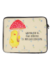 Mr. & Mrs. Panda Laptoptasche Küken Fliegenpilz mit Spruch in Blumig