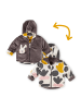 Sigikid Wendejacke wattiert Schneehase in grau
