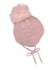 Sterntaler Strickmütze Struktur in rosafarbig