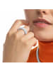 Luxenter Ring Kru aus 925er Sterlingsilber-Kru silver