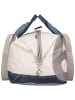 360 grad Sporttasche Kutter XL in Weiß/Balken Blau/Zahl Hellgrau