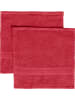 REDBEST Frottier Seiftuch 2er-Pack Chicago in rot