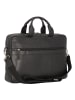 Alassio Tiber Aktentasche Leder 41 cm Laptopfach schwarz