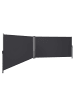 SONGMICS Markise Alu Sheld in Anthrazit - (B) x (H)180 x (T)600 cm