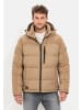 Camel Active Steppjacke mit Cordbesatz in Beige