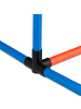relaxdays 76-tlg. Agility Set in Blau/ Orange