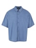 Urban Classics Urban Classics Herren Lightweight Denim Shirt in skyblue washed