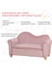 HOMCOM Kindersofa in Rosa 84L x 41,5B x 48,5H cm