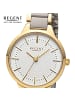 Regent Analog-Armbanduhr Regent Metallarmband gold, silber klein (ca. 28mm)