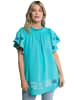 Ulla Popken Bluse in tiefes aqua