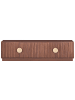 Beliani TV-Schrank NUMURKAH in Braun/Gold - (W) 180 x (H) 48 x (L) 40 cm