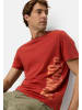 Camel Active T-Shirt mit Backprint in Rot