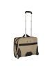 Dermata 2 Rollen Businesstrolley 41 cm Laptopfach in champagner