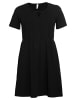 sheego Jerseykleid in schwarz