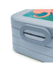 Mr. & Mrs. Panda Bento Box Tintenfisch Design mit Spruch in Blau Pastell
