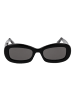 GCDS Unisex Sonnenbrillen Rechteck Schwarz
