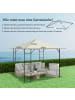 Outsunny Pavillon Ersatzdach 298L x 298B cm Cremeweiß