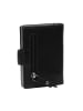 The Chesterfield Brand Loughton Kreditkartenetui RFID Schutz Leder 7 cm schwarz
