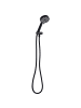 Beliani Wannenarmaturen SURIPA in Schwarz - (W) 10 x (H) 23 x (L) 6 cm