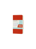 Moleskine Notizhefte, 2er Set , Liniert "Volant" in Korallrot | Aquamarinblau