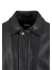 Urban Classics Urban Classics Synthetic Leather Blouson in black