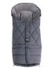 Kaiser Naturfellprodukte Kinderwagen-Fußsack Moony 2in1, Sherpa Fleece anthracite