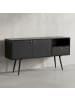 KADIMA DESIGN Sideboard 140x75x40 cm Kommode mit Eiche-Dekor Zeitlos, Hoher