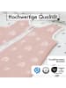Räuberella Babyschlafsack mit Füßen Zarter Regenbogen  2.5 TOG 70 cm in Rose