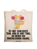 Mr. & Mrs. Panda Laptoptasche Fuchs Cheerleader mit Spruch in Creme