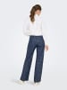 ONLY Hose mit weitem Beinschnitt in Dark Blue Denim