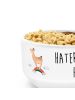 Mr. & Mrs. Panda Salatschälchen Lama Regenbogen mit Spruch in Weiß