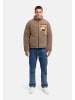 STONE HARBOUR Plüschjacke Sorees XX in Dark Taupe