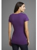neun 9 monate Umstandsshirt in lila/graumeliert