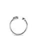 Luxenter Ring Alphabet aus 925er Sterlingsilber  verstellbar ALPHABET-Alphabet silver