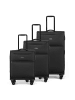 Epic Jupiter 4X 4 Rollen Kofferset 3-teilig in black