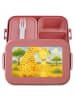 Mr. & Mrs. Panda MEPAL Bentobox Giraffe Kind Design ohne Spruch in Rot Pastell