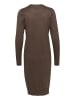 SAINT TROPEZ Kleid ZittiSZ Gerade Passform in Major Brown Melange