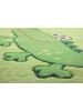 Sigikid Teppich "Happy Zoo Crocodile" in Lindgrün/Grün