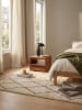KADIMA DESIGN Nachttisch MUMBAI Massiv-Holz Nacht-Kommode 30 cm 1 in Massivholz