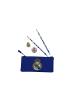 Real Madrid Schreibset mit Etui, 2 Bleistiften, Radiergummi und Spitzer