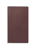 BRUNNEN Taschenkalender 758 8,7x15,3cm 1 Woche/Seite Kunstleder bordeaux 2026