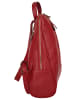 Samantha Look Rucksack echt Leder in rot