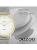 Oozoo Analog-Armbanduhr Oozoo Vintage Series silber mittel (ca. 32mm)