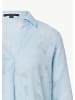 comma Bluse langarm in Blau