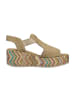 rieker Plateau Sandaletten in Beige