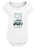 F4NT4STIC Long Cut T-Shirt British Motor Heritage Rover P4 75 1950 Car in weiß