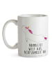 Mr. & Mrs. Panda Teetasse Einhorn Yoga mit Spruch in Weiß