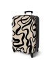 NoBoringSuitCases Suitcase, Koffer, Reisekoffer Abstrakte Wellen