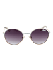 Superdry Unisex Sonnenbrille Rund Weiß