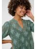 CULTURE Langarm-Bluse CUolu Relaxed fit in Green Milieu